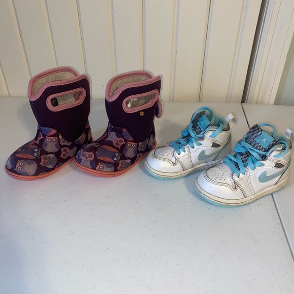 Toddler Size 6 BOGS Boots and Jordan High Tops - Picture 2 of 12
